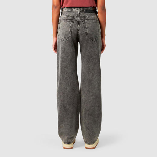 PHILIPPE MODEL 女士徽标贴片棉质直筒休闲牛仔裤 灰色 PL5D DED0 14 商品图2