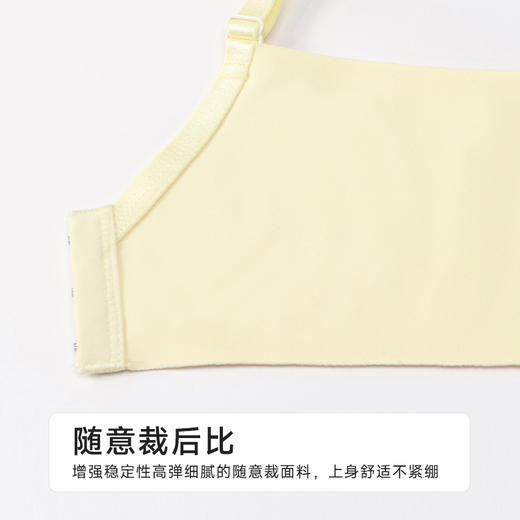 都市丽人自然舒适内衣A:中厚B:薄蕾丝树脂胶圈常规文胸LBH2M6 商品图7