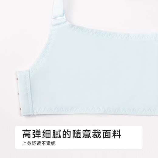 都市丽人自然舒适B杯常规内衣中厚蕾丝无钢圈常规文胸LBH1M1 商品图7