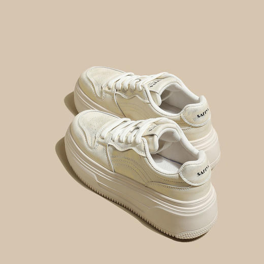 品质好货|Safiya/索菲娅2025春秋新款休闲厚底小白鞋板鞋SFD1112715 商品图0