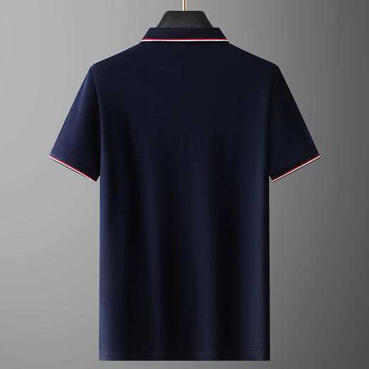 【100%丝光棉】大依优型大码短袖POLO衫肥佬宽松大码棉半袖夏季薄款男士加肥加大上衣休闲 商品图5