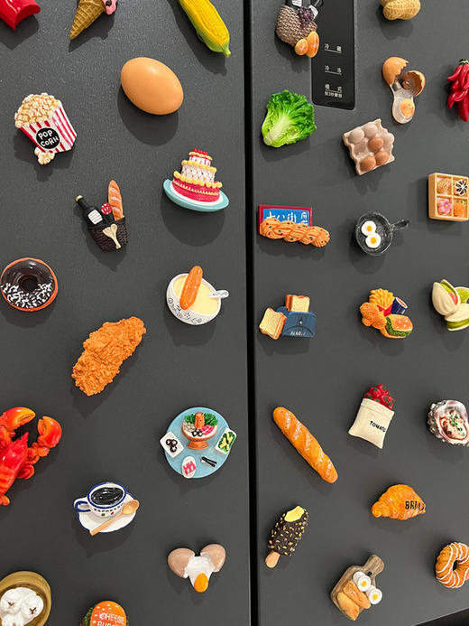 冰箱贴磁贴3d立体食玩装饰吸铁石ins风个性创意摆件磁性贴中 商品图2