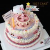1027CAKE |Hello Kitty 小公主粉色系 复古裱花 商品缩略图1