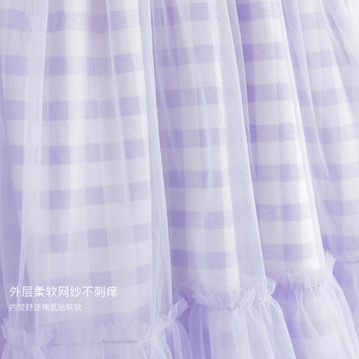 马克珍妮夏装新款 女童趣味满印网纱拼接连衣裙230658 商品图3