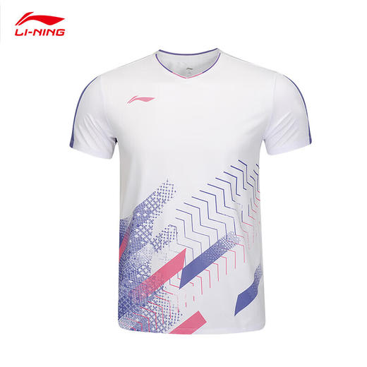 李宁（LI-NING）羽毛球服25年新款国际球星大赛服系列男女款短袖AAYV043 AAYV038 速干 商品图2