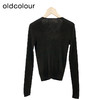 Oldcolour春季新品时尚纯色气质百搭通勤毛织套头衫P12052203 商品缩略图3