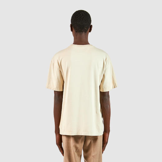 PHILIPPE MODEL 男士盾牌徽标贴片棉质圆领短袖T恤 米色 CTSU JD35 24 商品图2