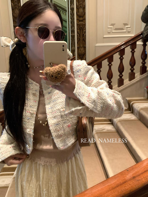 Read Nameless /裸色针织背心 配手工山茶花飘带 2025/2/22 商品图12