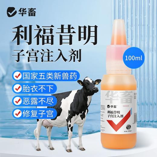 华畜利福昔明子宫注入剂胎衣不下母猪用恶露不尽产后保健子宫牛羊 商品图0