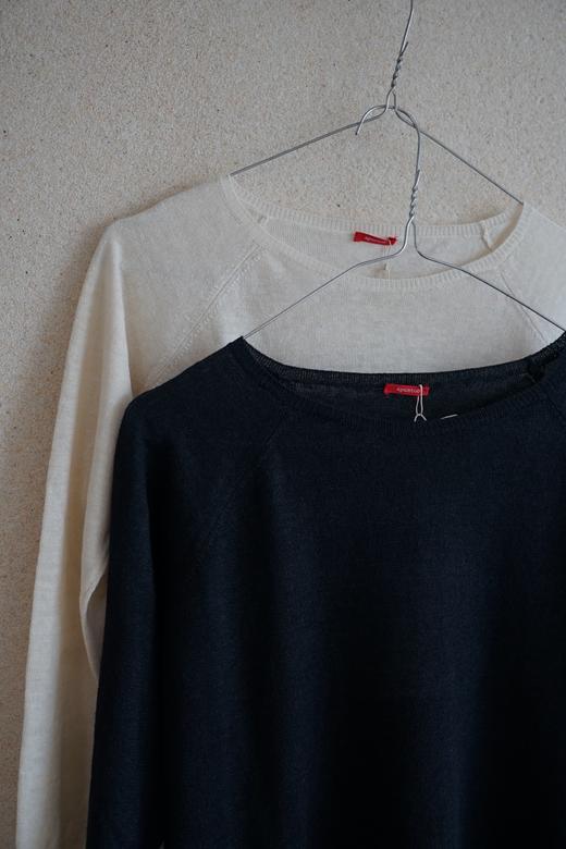 apuntob 丝麻混纺修身上衣T恤 商品图9