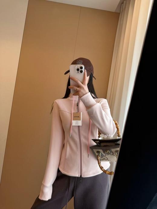 A家正品连帽双向拉链防风修身外套 商品图3