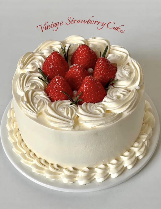 欧式ins草莓蛋糕 商品图0