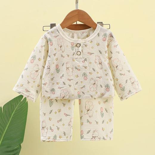 【🔥白菜价49.9/2套起】80-160码儿童春夏季家居服男童薄款睡衣中小童空调服女童休闲韩版中袖套装聚 商品图3