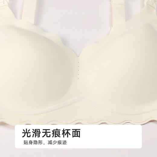 都市丽人快乐妈咪内衣薄泳布无钢圈孕哺文胸LBH2R1 商品图5