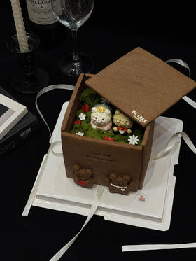 饼干惊喜盒子蛋糕