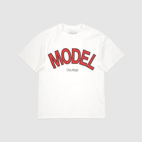 PHILIPPE MODEL 男士字母徽标印花圆领短袖T恤 白色 CTSU JM01 24