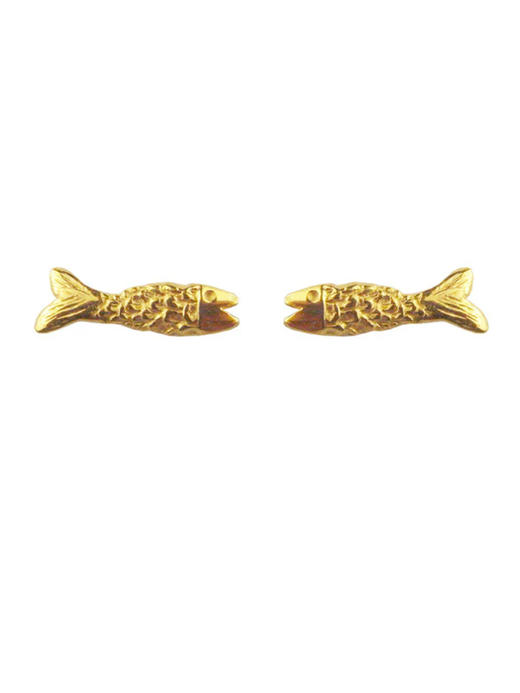 momoko｜4.5x13mm Micro Fish Studs  [耳钉 2色可选] 商品图1
