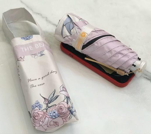 优品堂『芳华』五折黑胶遮阳伞 商品图3