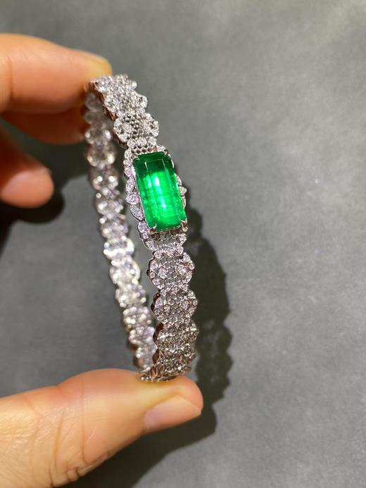 3.03ct刻面祖母绿手镯 商品图2