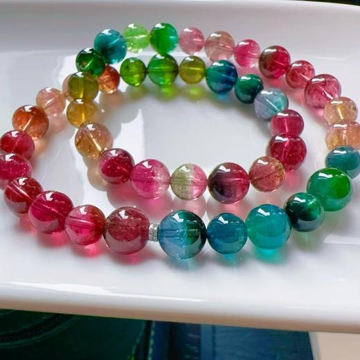 8mm-9mm多圈西瓜碧玺手串 商品图1