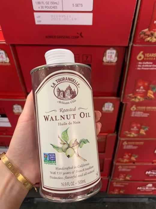 到手价169元/瓶 拉杜蓝乔核桃油500ml  美国代购，无中文标签，介意慎拍 商品图6