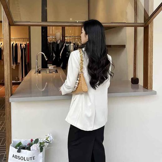 顺丰包邮洛诗琳45213翻驳领韩系西装气质优雅高级感上衣53032 商品图2
