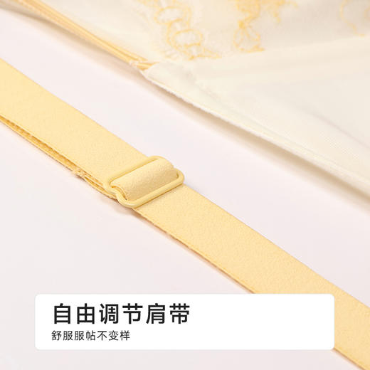 都市丽人完美包容内衣D:超薄蕾丝软钢圈常规文胸LBH2J5 商品图5