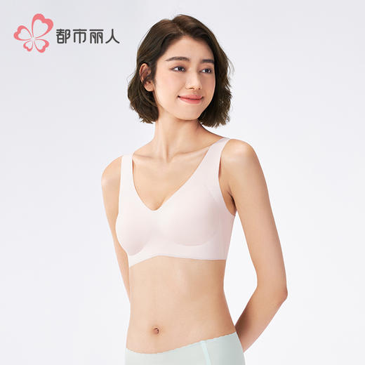 都市丽人VBRA内衣中厚泳布无钢圈文胸LBH6K6 商品图2