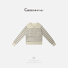 COCO ZONE 25新款设计感条纹长袖套头针织衫CD1A0301 商品缩略图0