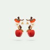 北京仓｜Les Nereides-Robin and apple-红苹果与知更鸟 耳环［法国设计师］ 商品缩略图1