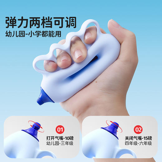 猫太子握力器儿童训练器握力圈小学生握笔器手指力量锻炼握力圈手掌握力球偏瘫按摩练手臂肌力指力宝 商品图1
