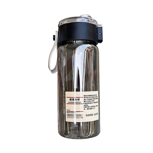 「高颜值！便携耐摔」简约杯子随手杯便携耐摔塑料杯带茶隔耐高温水杯餐饮用具 商品图4