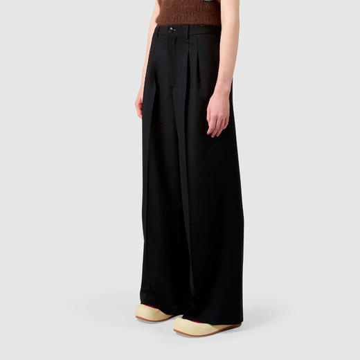 PHILIPPE MODEL 女士羊毛休闲裤 黑色 PLRD WF00 09 商品图1