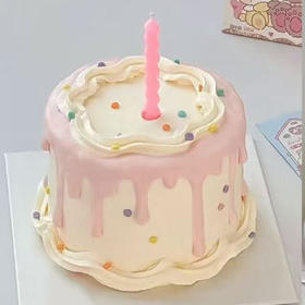 4寸淋面（蜡烛随机搭配）