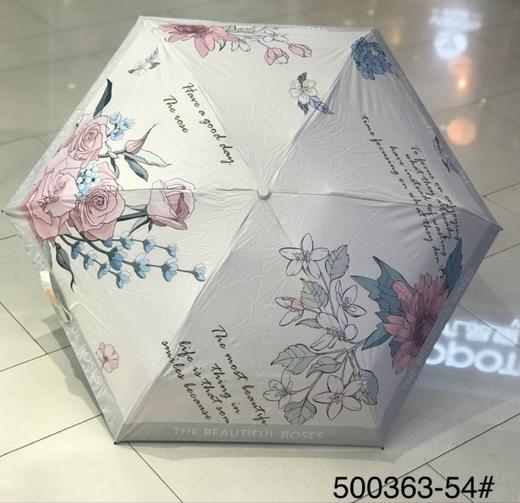 优品堂『芳华』五折黑胶遮阳伞 商品图12