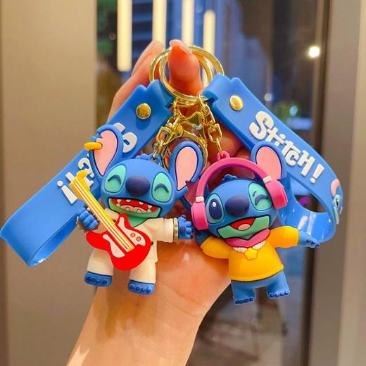 卡通史迪仔钥匙扣挂件公仔钥匙链娃娃机电玩城小礼品外贸热销批发 商品图1