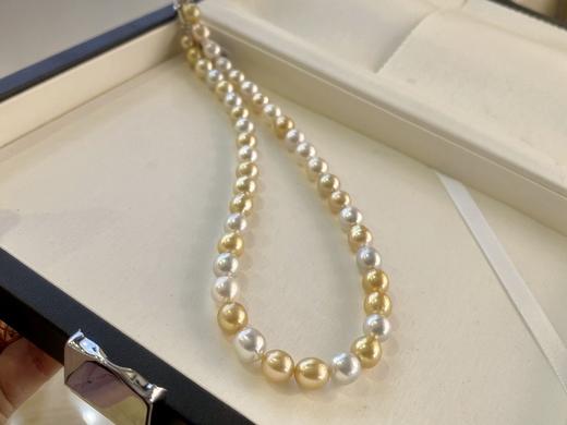 8mm-10mm金珠澳白混彩项链 商品图3