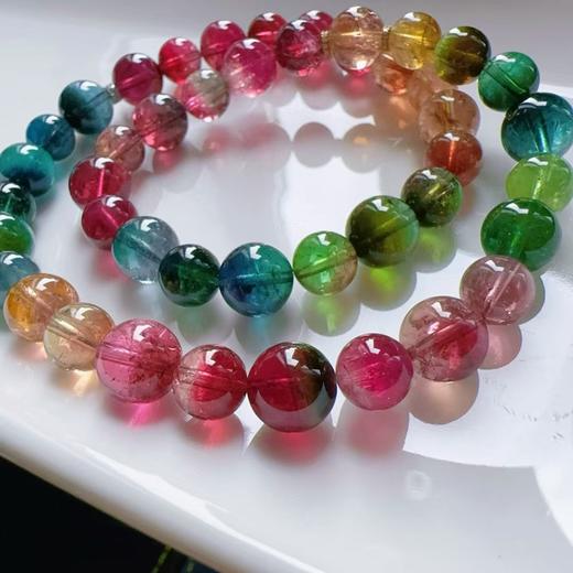 8mm-9mm多圈西瓜碧玺手串 商品图0
