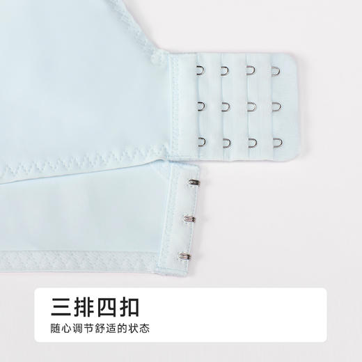 都市丽人自然舒适B杯常规内衣中厚蕾丝无钢圈常规文胸LBH1M1 商品图8