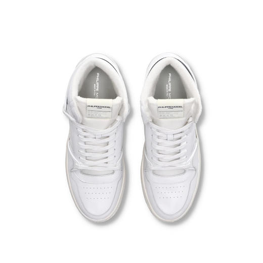 PHILIPPE MODEL 男士盾牌徽标 La Grande 休闲运动鞋 白色 LGMU V002 商品图3