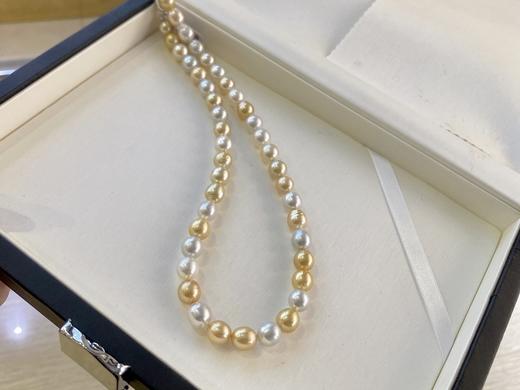 8mm-10mm金珠澳白混彩项链 商品图4