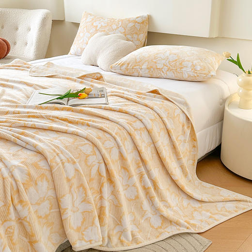 多喜爱 花开向阳法兰绒毯 商品图7