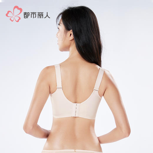 都市丽人大蜜柚完美包容内衣C:薄蕾丝软钢圈常规文胸LBH2J8 商品图11