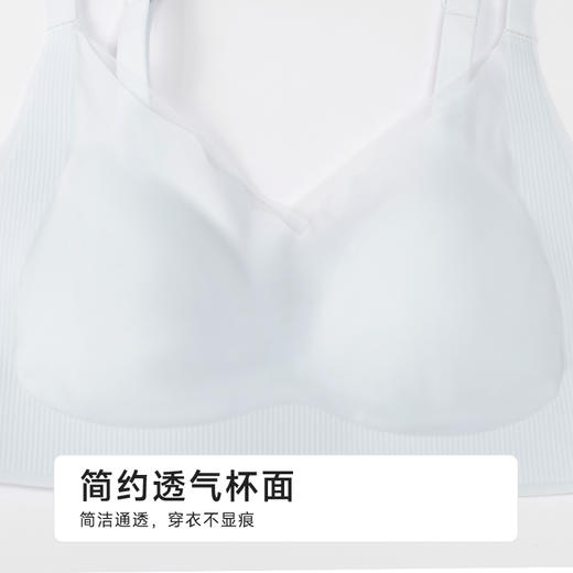 都市丽人超薄杯VBRA内衣超薄泳布无钢圈文胸LBH6K8 商品图4