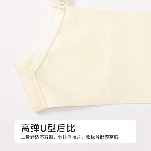 都市丽人自然舒适B杯常规内衣薄蕾丝无钢圈常规文胸LBH2M7 商品图7