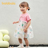 巴拉巴拉女童连衣裙宝宝裙子婴儿公主裙2025新款夏装拼接时髦洋气 商品缩略图0