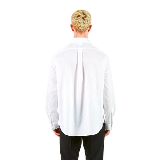 PHILIPPE MODEL 男士盾牌字母徽标棉质长袖衬衫 白色 CCDU PP01 14 商品图2