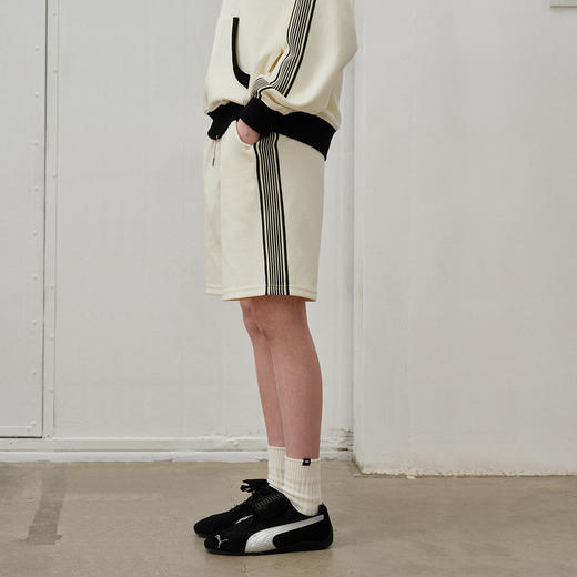 714street国潮织带卫裤短裤男2025夏季新款复古运动裤宽松休闲裤 商品图0