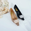 Westory2025年春季小方头中跟闪钻方扣通勤宴会浅口单鞋W25AE57901 商品缩略图0