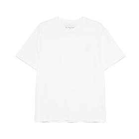 PHILIPPE MODEL 男士盾牌徽标印花棉质圆领短袖T恤 白色 CTSU CJ01 24